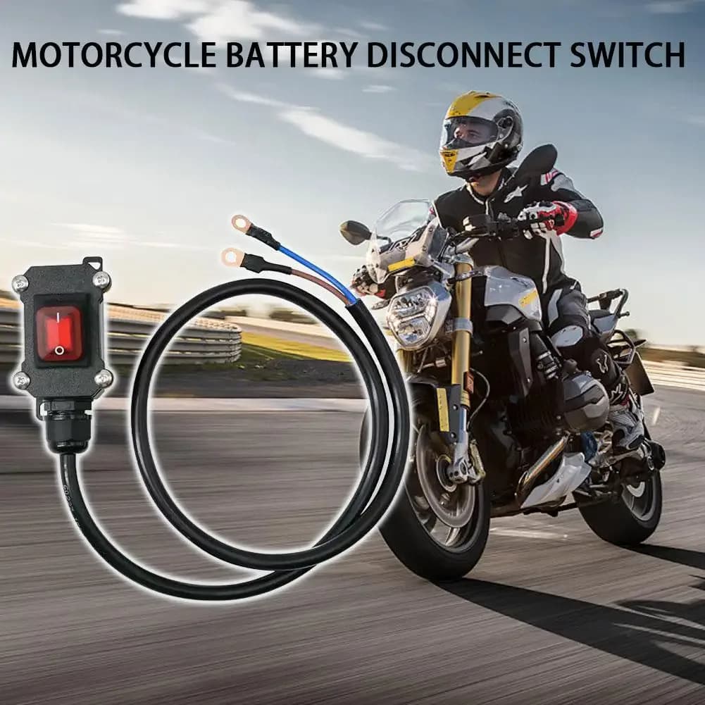 Interrupteur de coupure de batterie de moto 12V, haute — photo 3