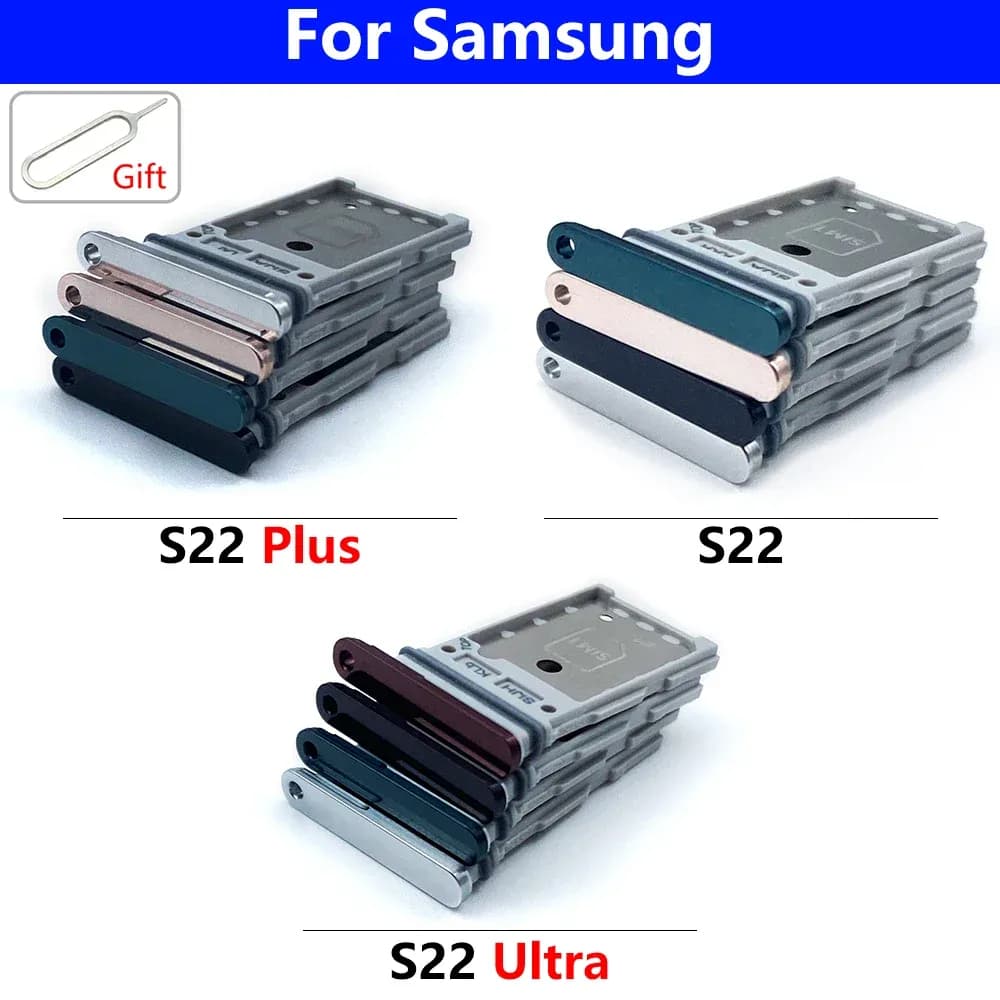Tiroir de carte SIM double pour Samsung Galaxy S22