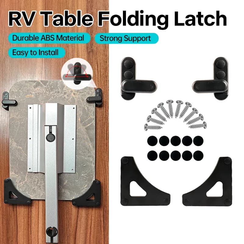 Kit de fixation de table pliante pour camping-car, support