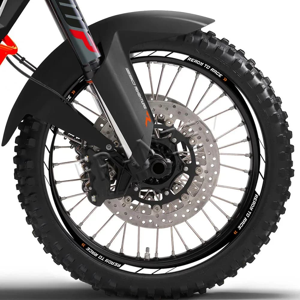Autocollant réfléchissant pour roue de moto, autocollants
