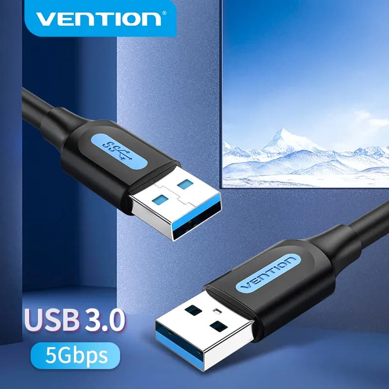 Câble USB-A mâle vers mâle Vention USB 3.0 5 Gbps