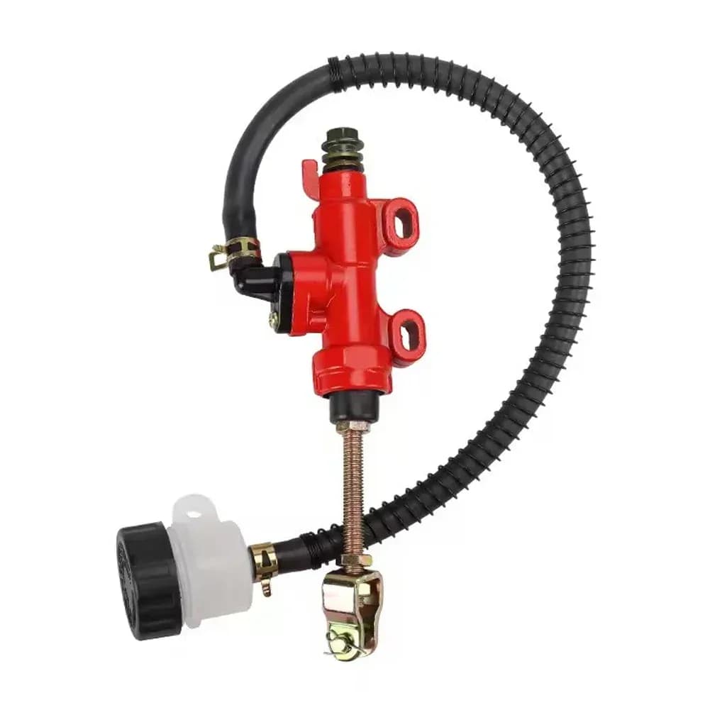 Pompe de frein arrière pour moto, pied hydraulique — Rouge