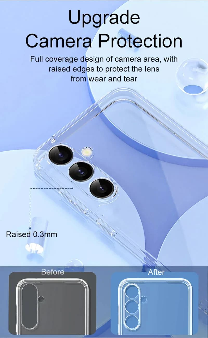 Coque souple en Silicone Transparent pour Samsung Galaxy