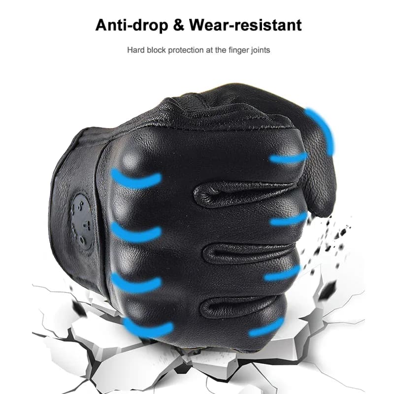 Suomy Vinatge gants de moto en peau de chèvre été hommes