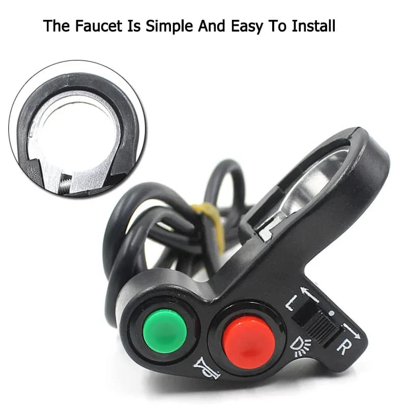 Klaxon de guidon pour moto et Scooter, 7/8 pouces — photo 2