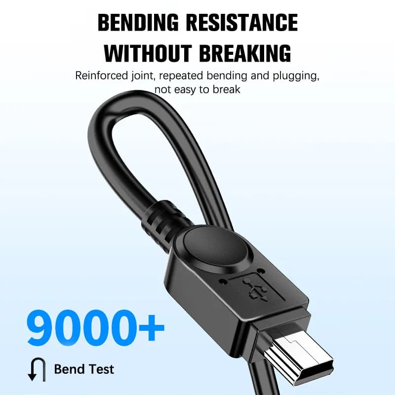 Mini câble USB vers USB, câble de données rapide