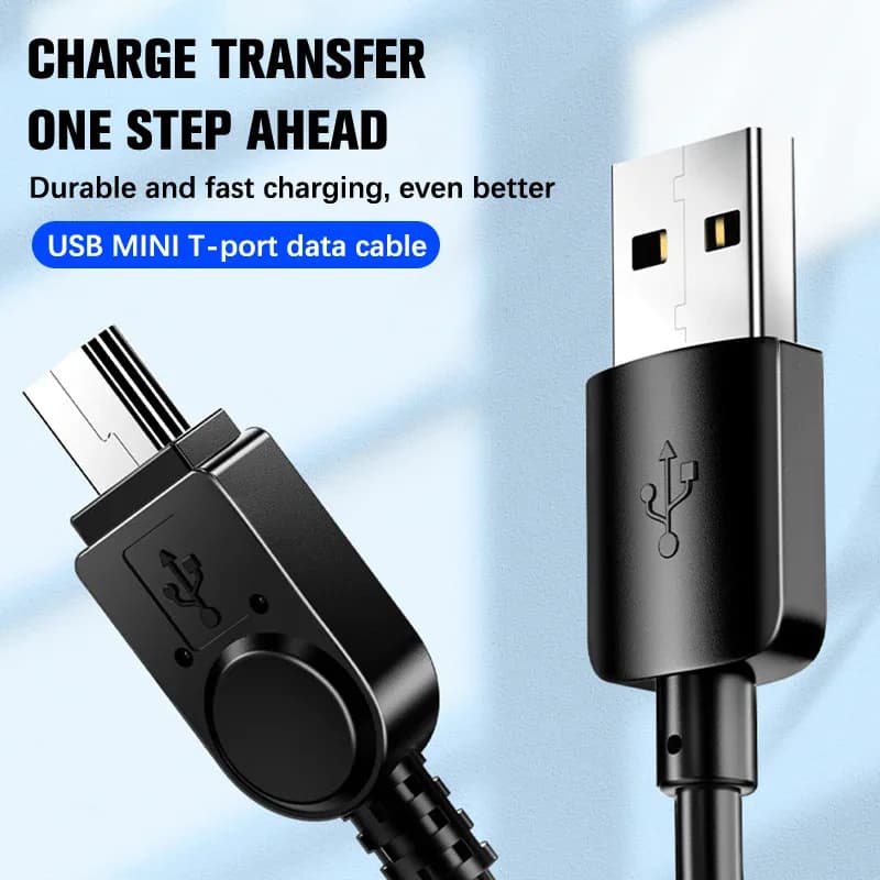 Mini câble USB vers USB, câble de données rapide