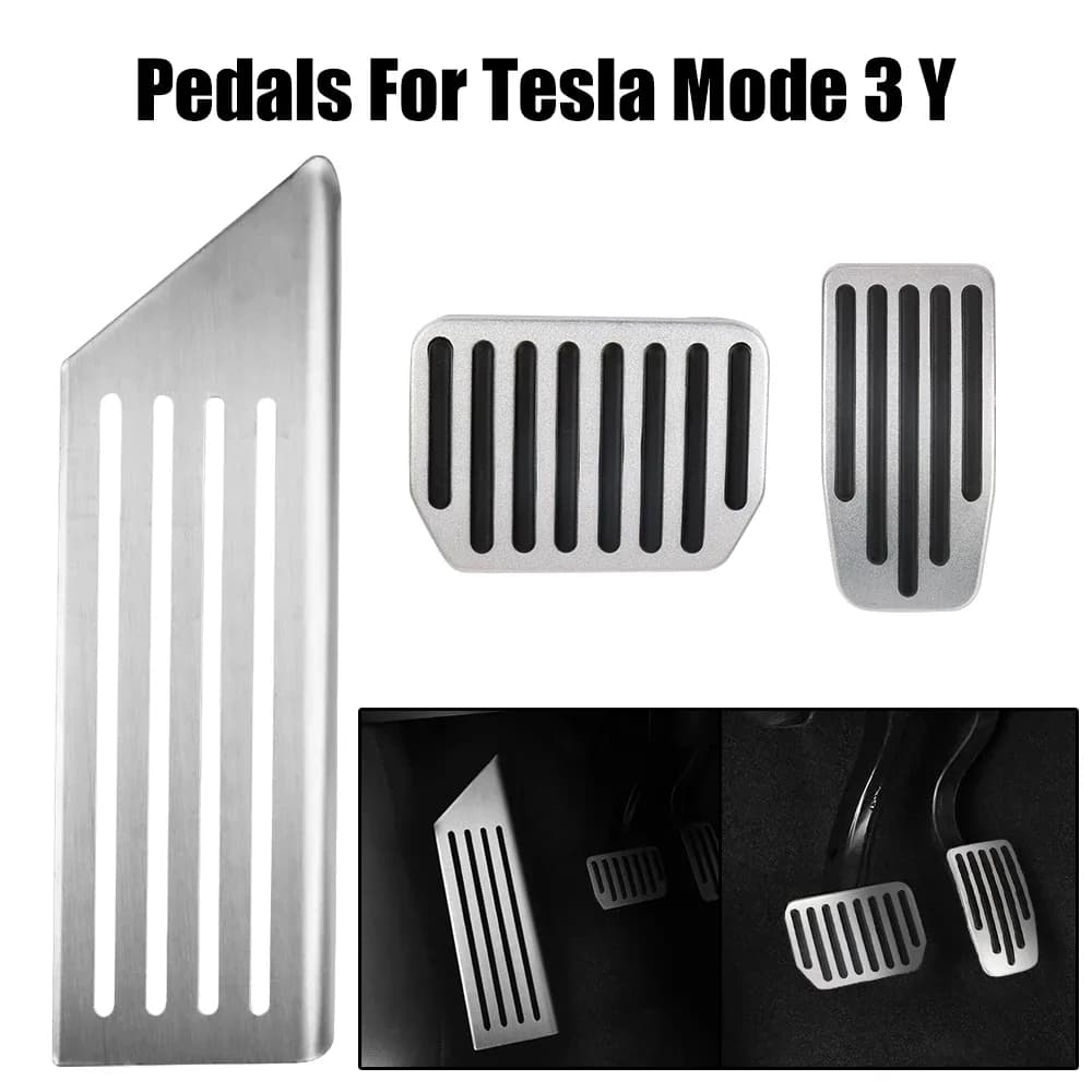 Pédales de frein alliage d'aluminium avec coussinets pour Tesla
