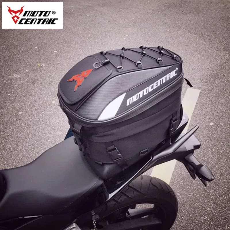 MOTOCENTRIC-Sacs de siège arrière de moto, sac de queue
