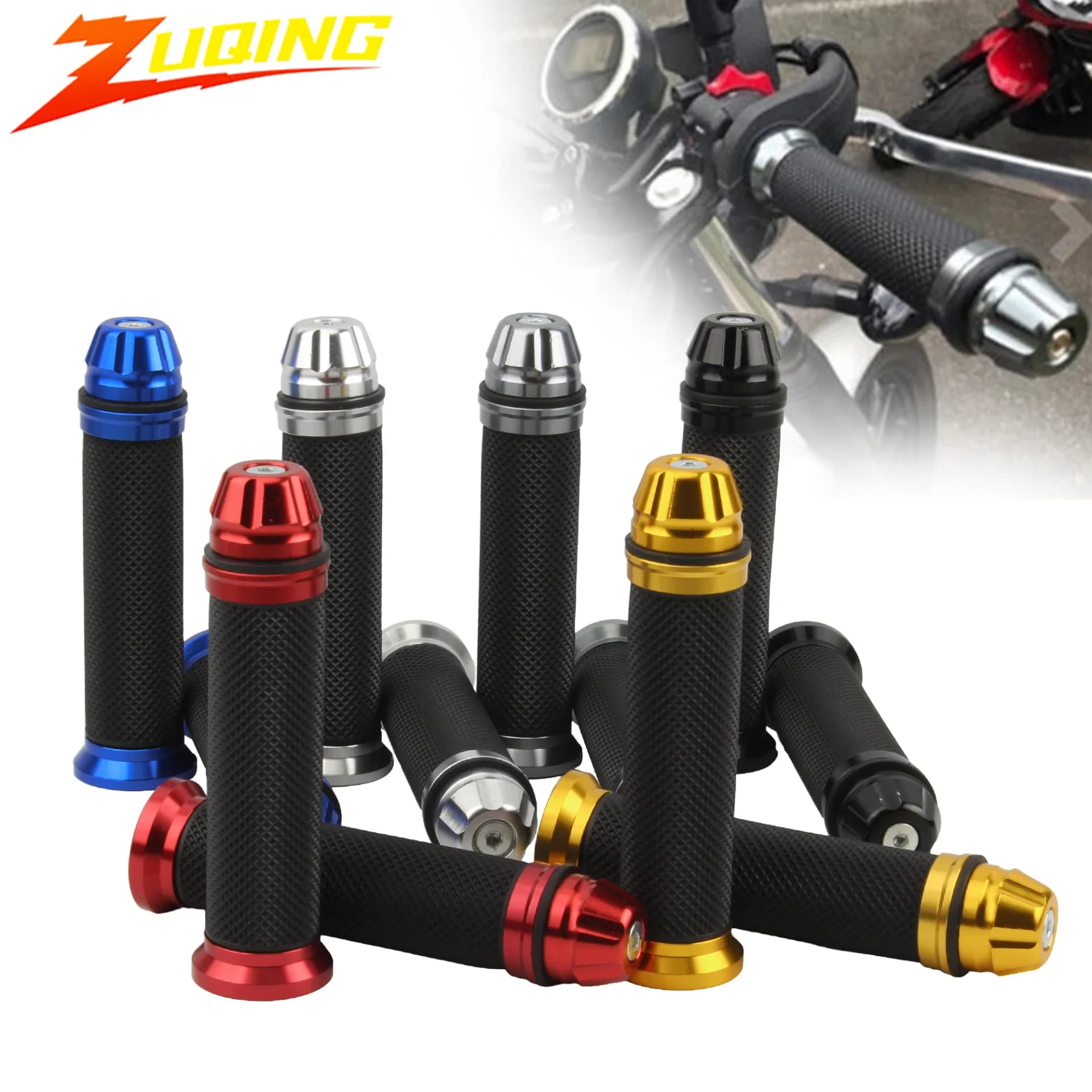 Nouveau 7/8 "22/24MM pièces modifiées de moto poignée de