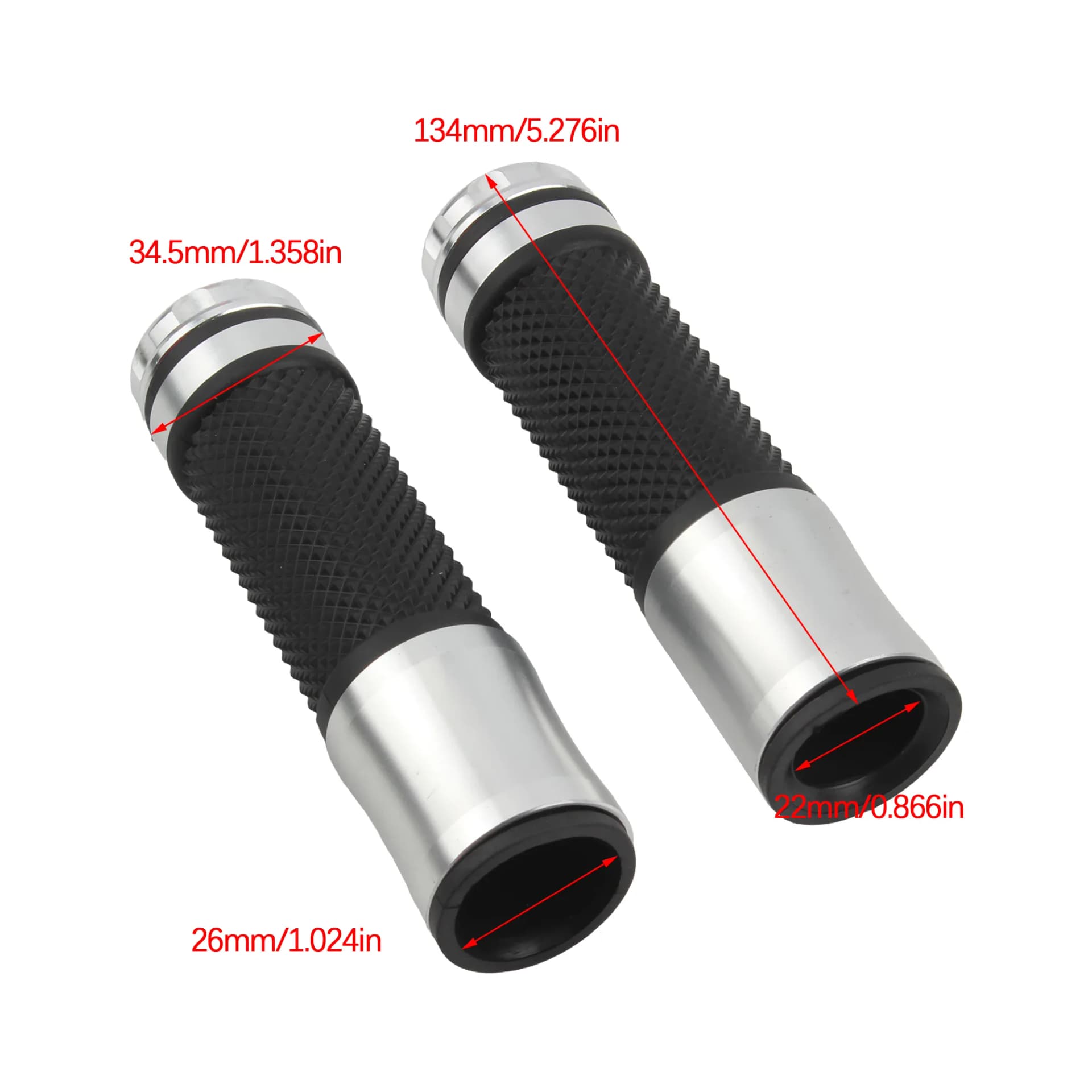 Nouveau 7/8 "22/24MM pièces modifiées de moto poignée de — photo 5