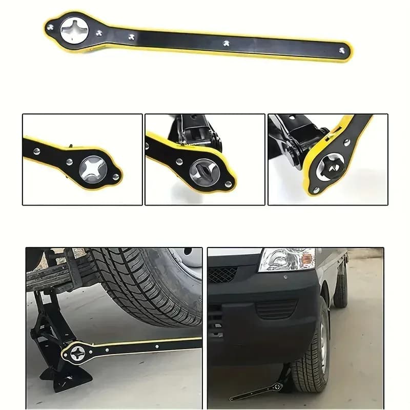 Clé à cliquet pour voiture, cric permettant d'économiser du — photo 5
