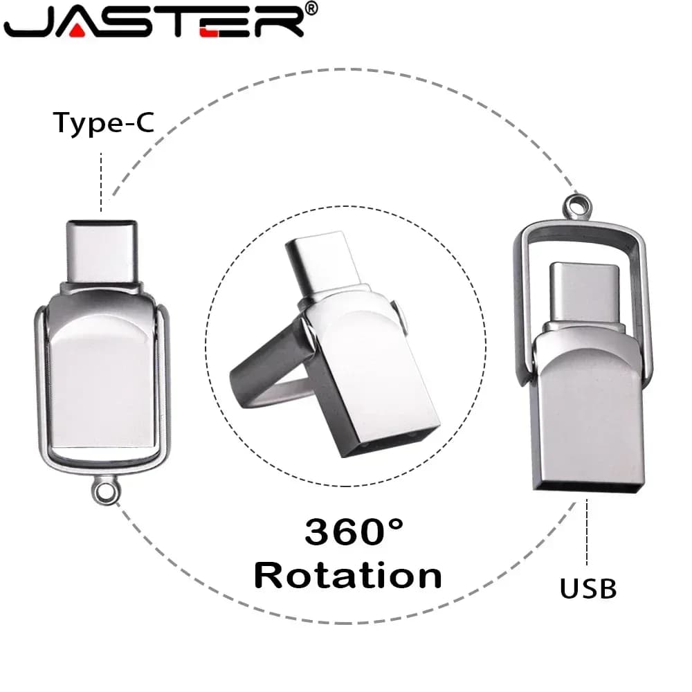 Nouveau Mini 64GB 128GB Type C Ultra double clé USB clé