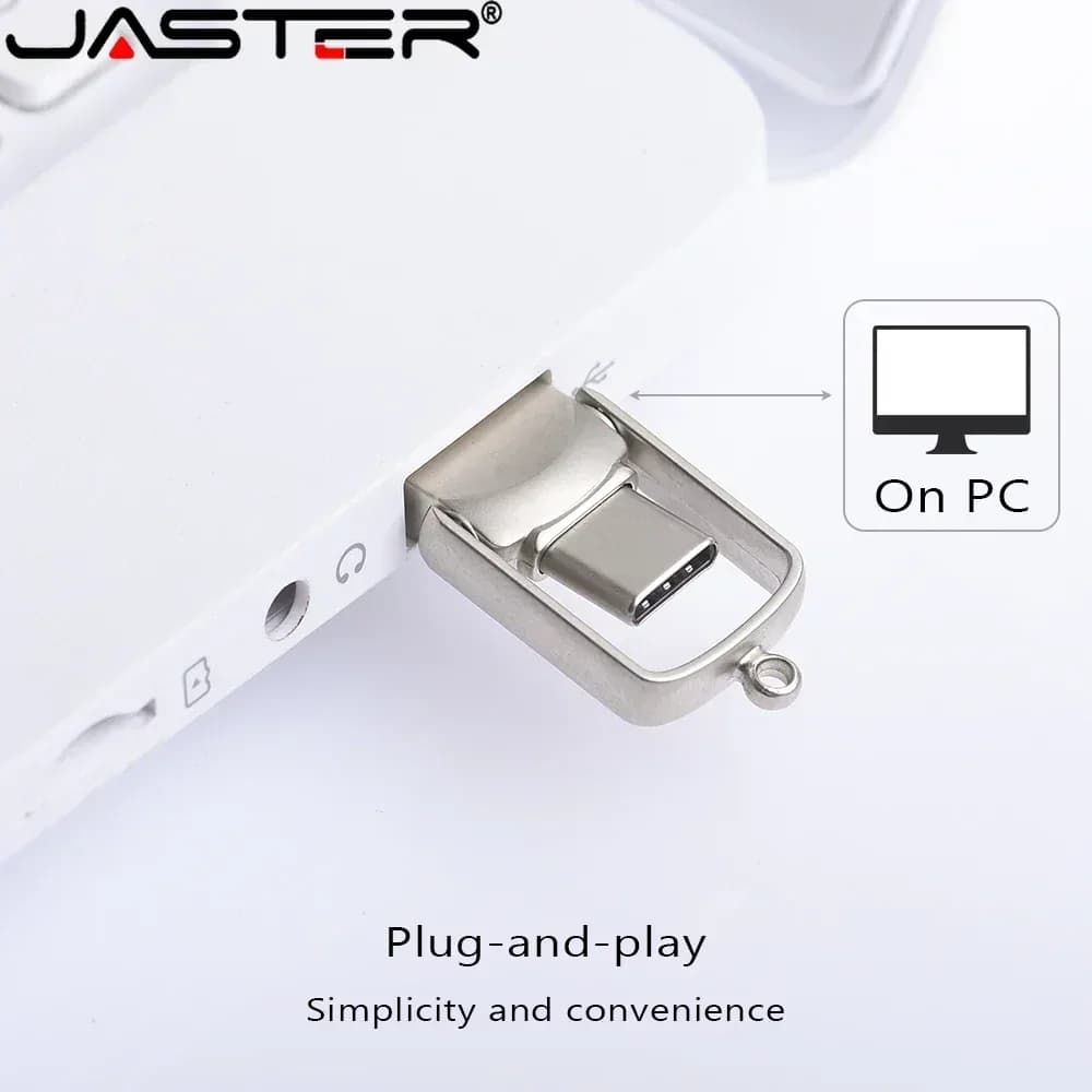 Nouveau Mini 64GB 128GB Type C Ultra double clé USB clé