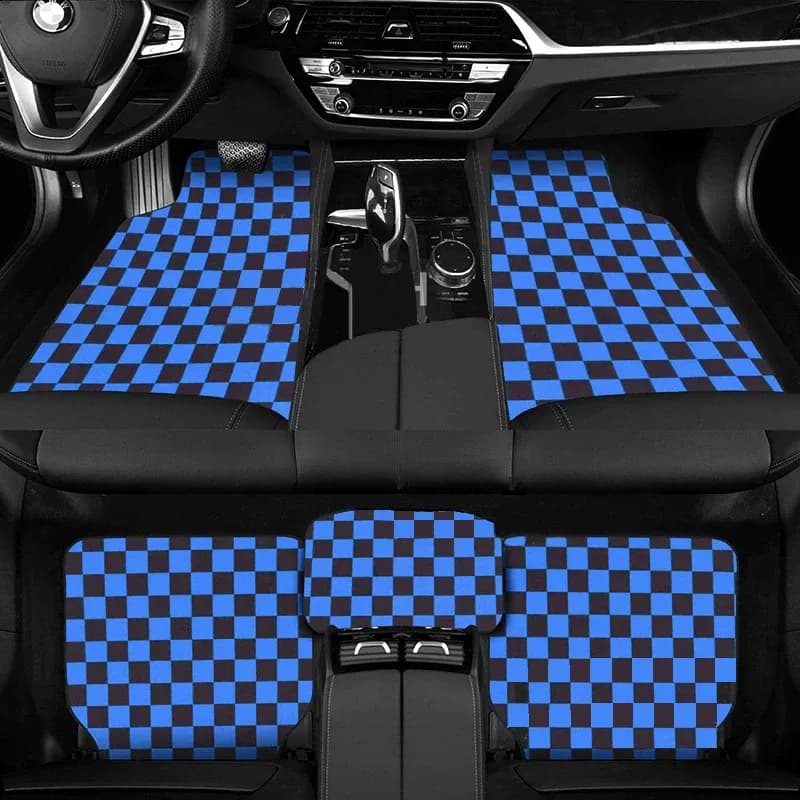 Tapis de sol universel pour Automobile, tapis de sol — Bleu