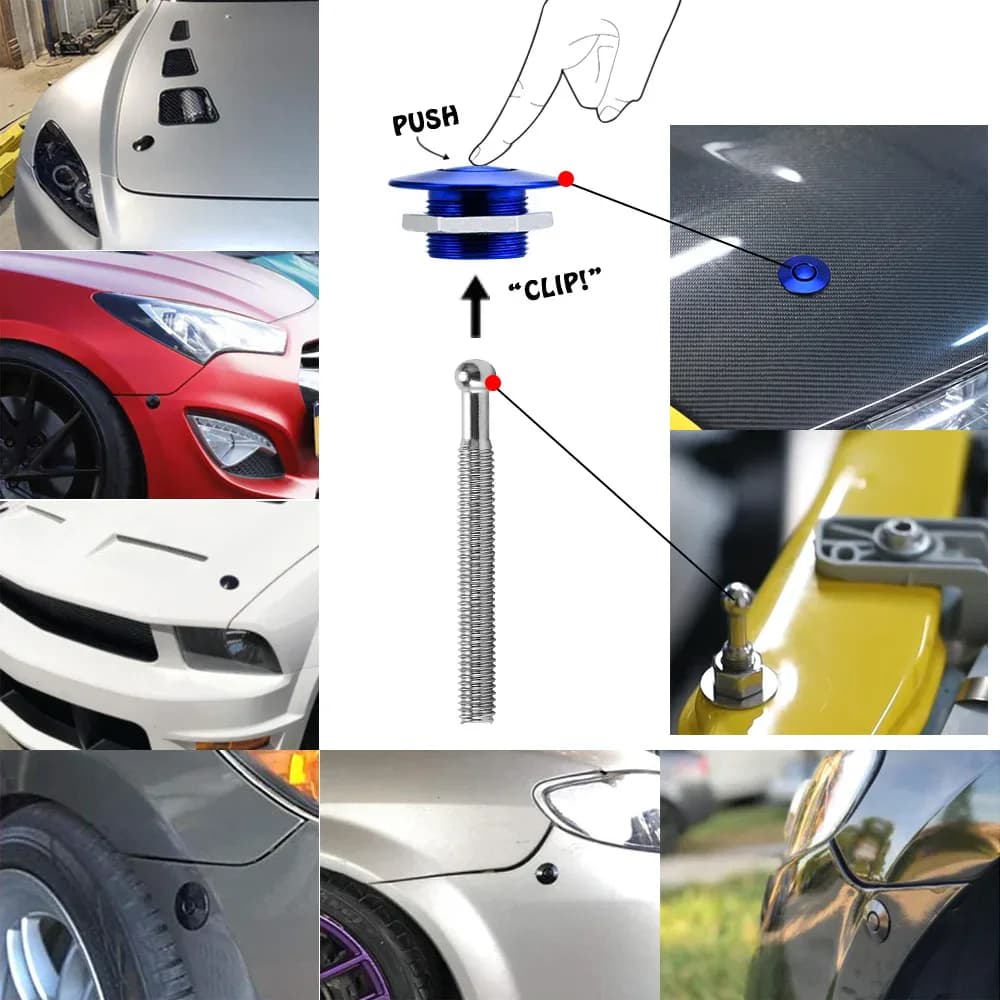 Kit de broches de capot pour BMW | Broches de capot
