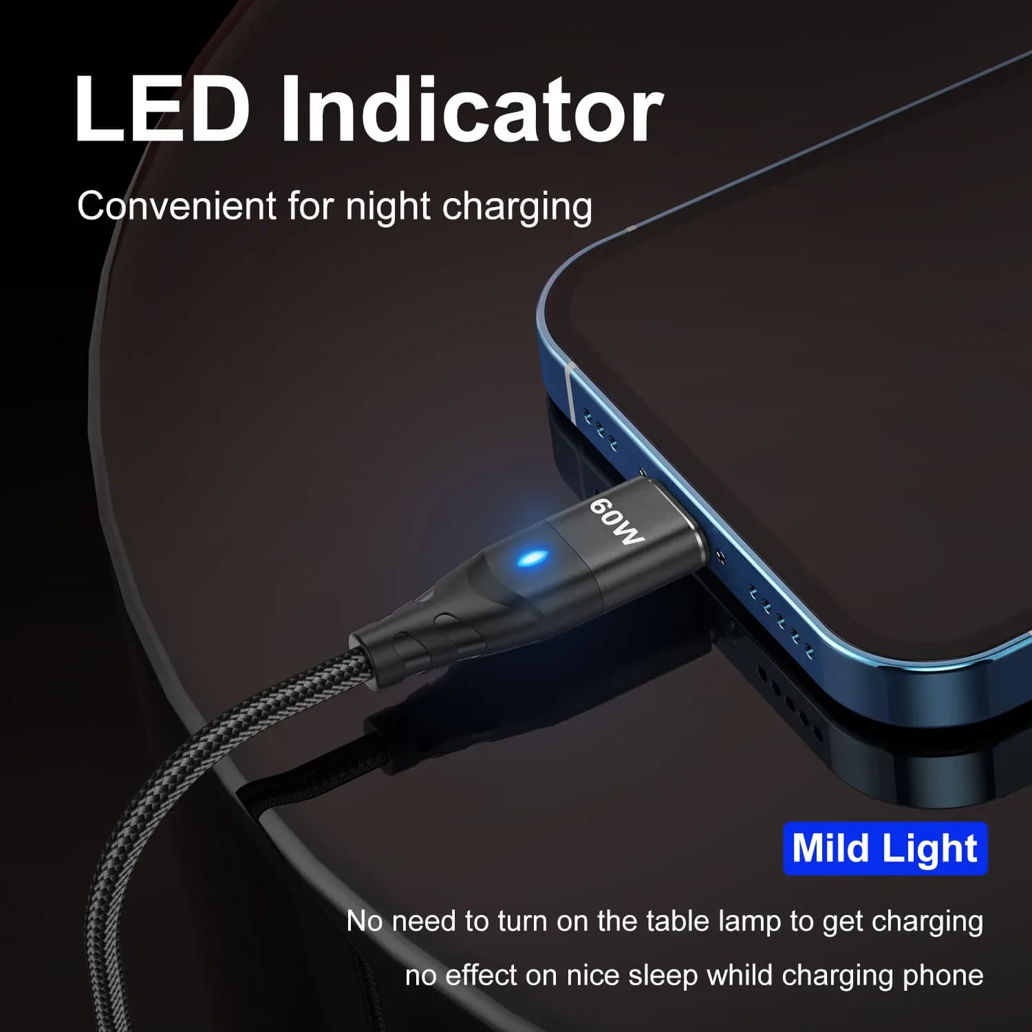 Câble de charge rapide magnétique USB C vers VopeC pour
