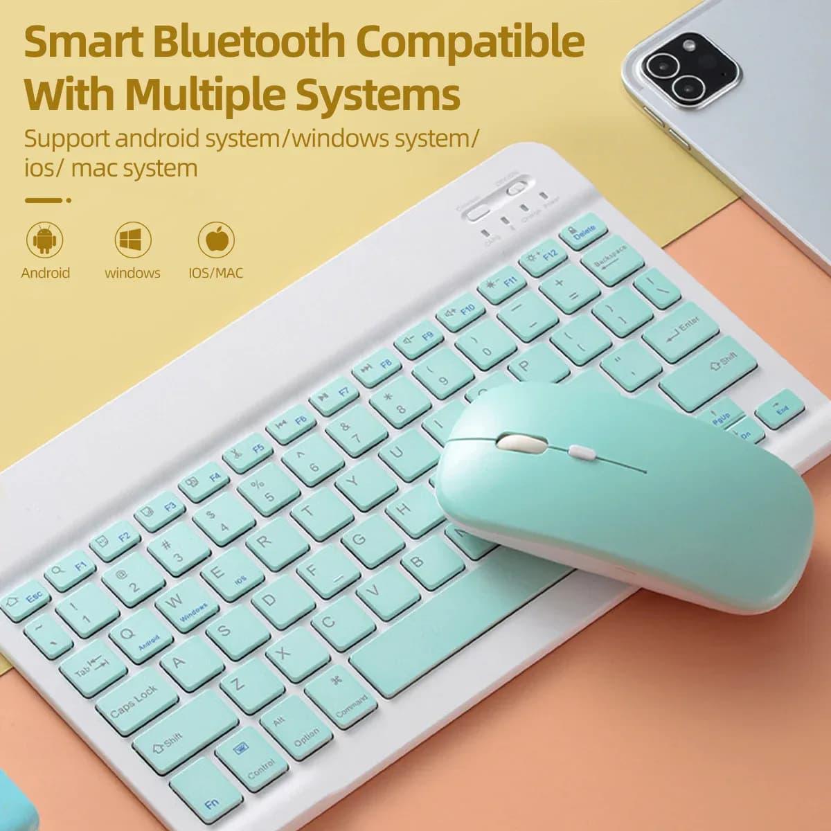 Souris Bluetooth pour iPad Samsung MatePad Lenovo MiPad