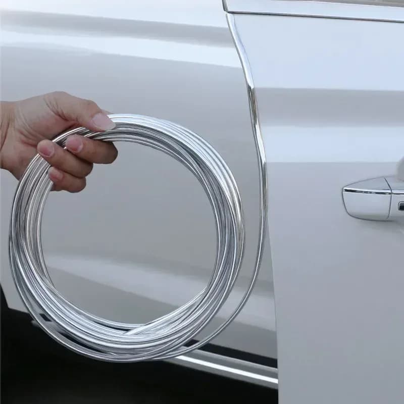 Bande de protection chromée pour bord de porte avec — photo 2