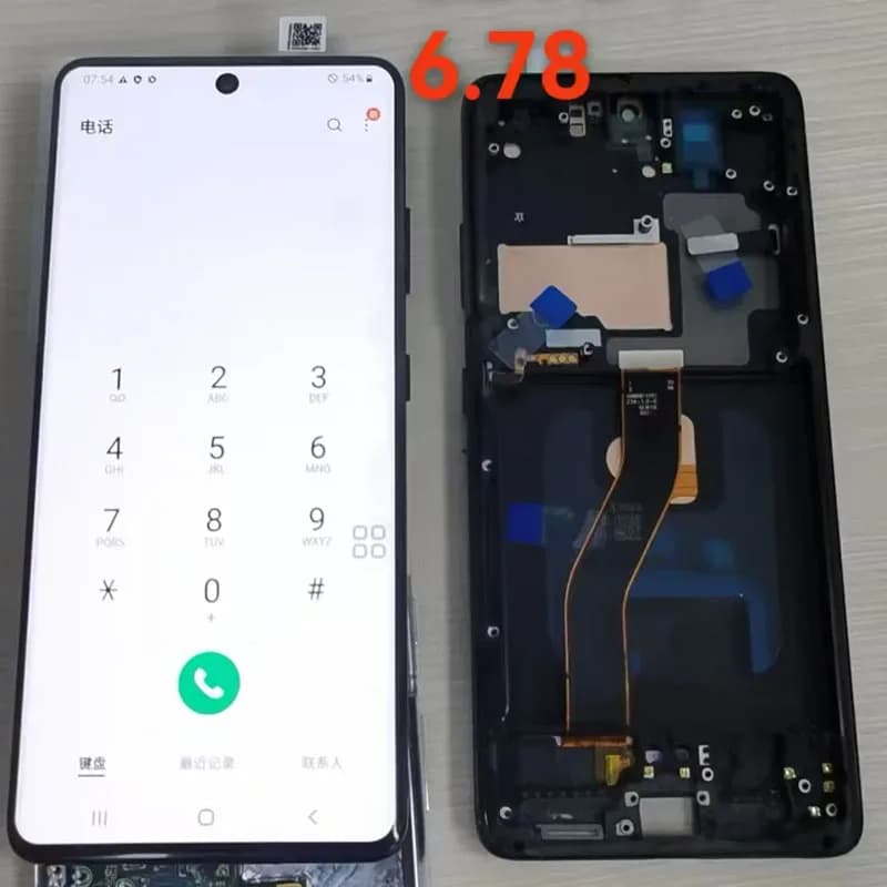 AMOLED S21 Ultra assemblage d'écran pour Samsung S21 Ultra