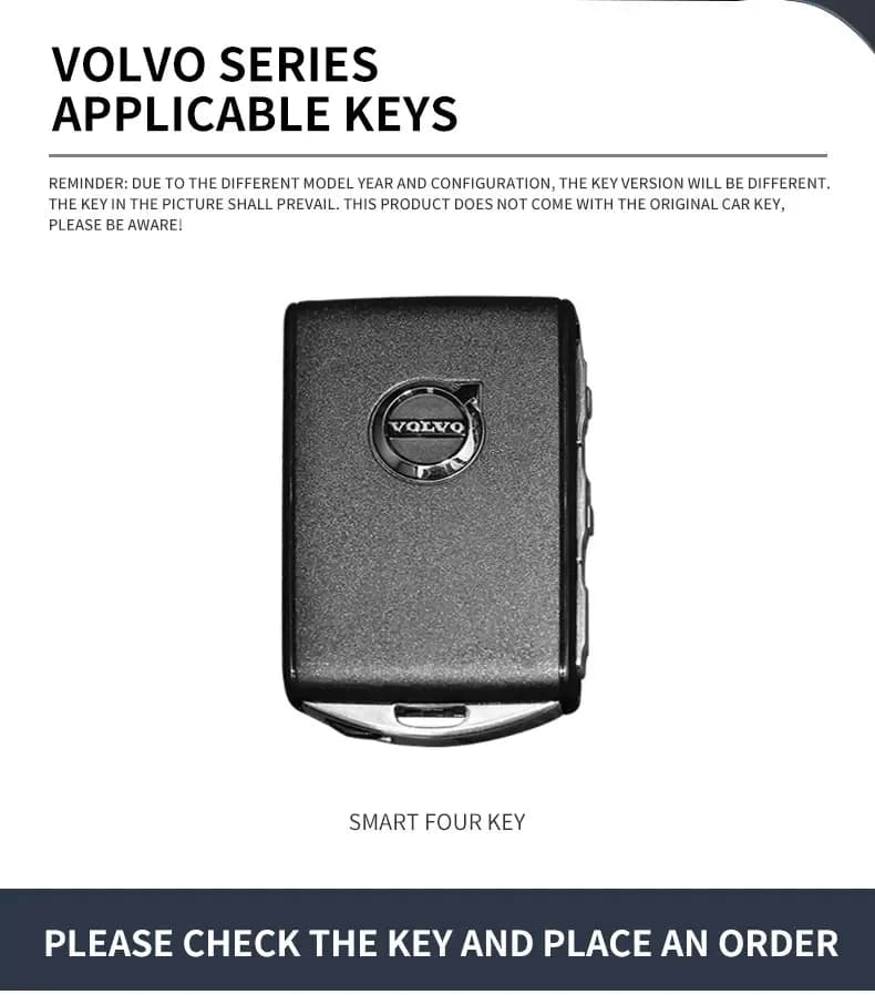 Étui pour clé de voiture en cuir et alliage de Zinc, coque