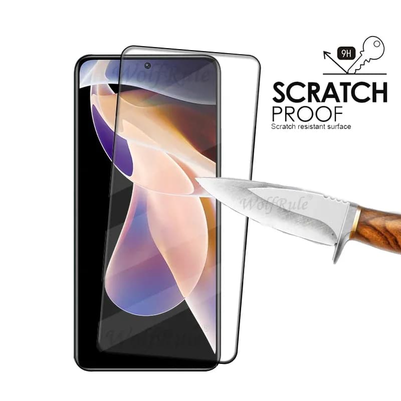 1-4 pièces verre de couverture complète pour Redmi Note 11