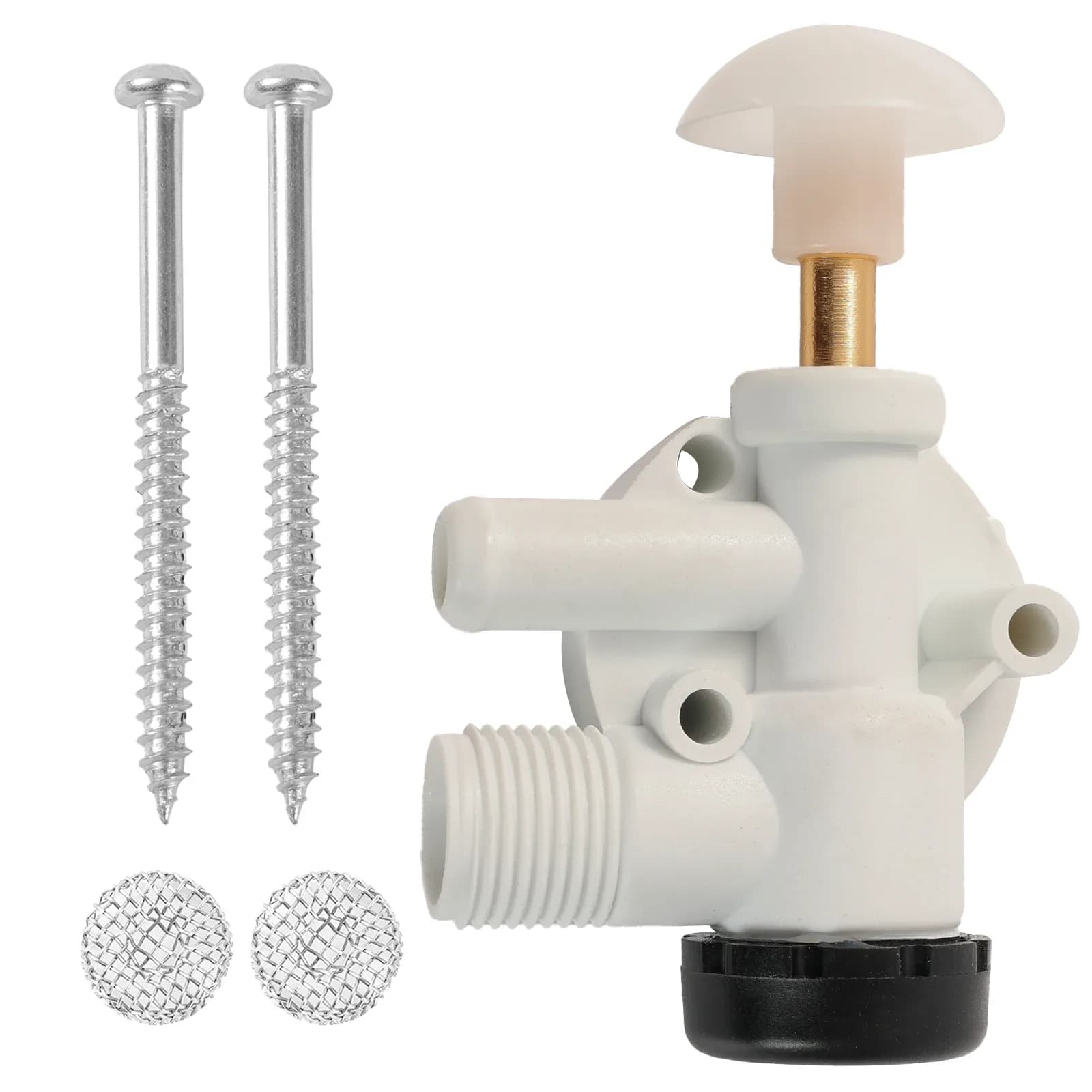 Assemblage de soupape d'eau de voiture, remorque de — Blanc