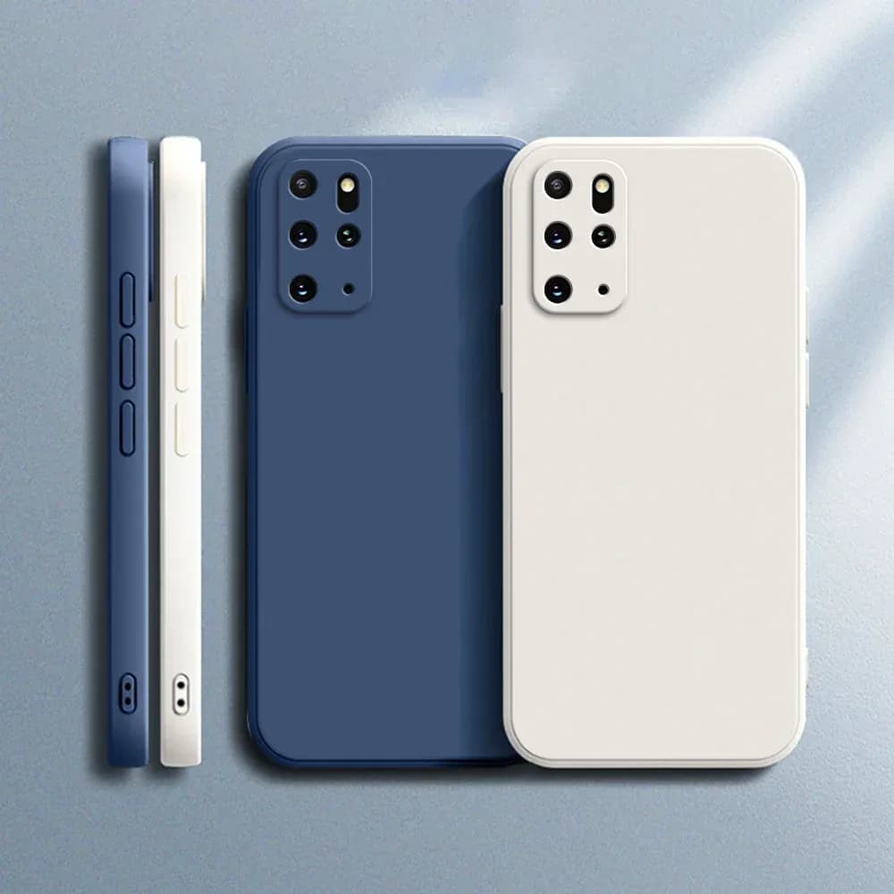 Coque silicone bords droits pour Samsung Galaxy