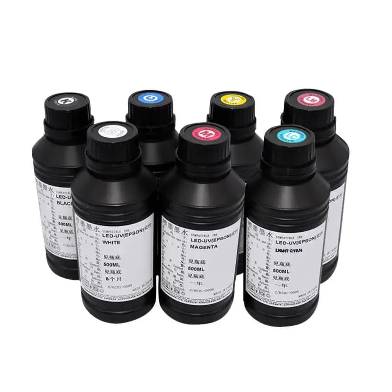 Bouteille d'encre UV LED de 500ML, pour Epson L800 L805