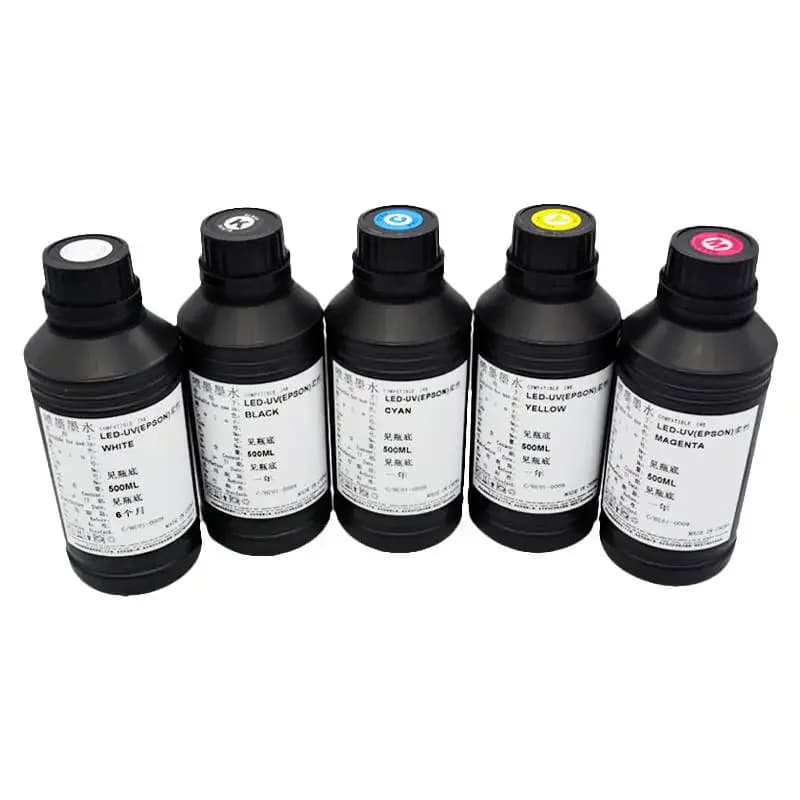 Bouteille d'encre UV LED de 500ML, pour Epson L800 L805
