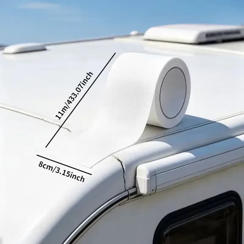 Ruban de réparation de toit pour camping-car, étanche et — photo 2