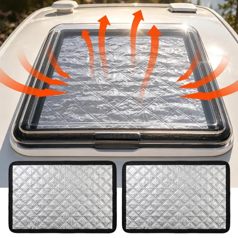 Couverture de ventilation pliable pour camping-car