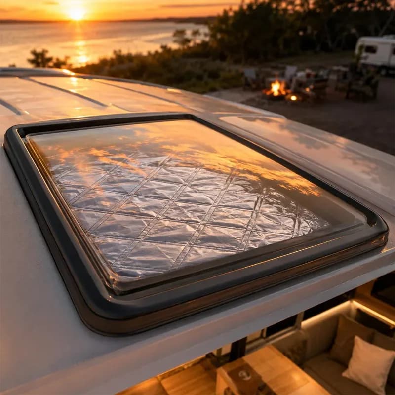 Couverture de ventilation pliable pour camping-car — photo 2