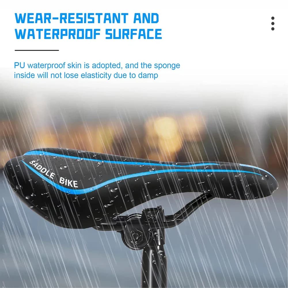 Siège de vélo de route de montagne confortable coussin de