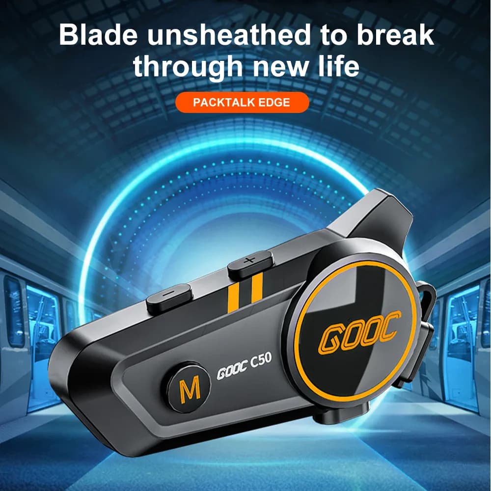 Casque de moto sans fil Bluetooth 5.3, kit de téléphone