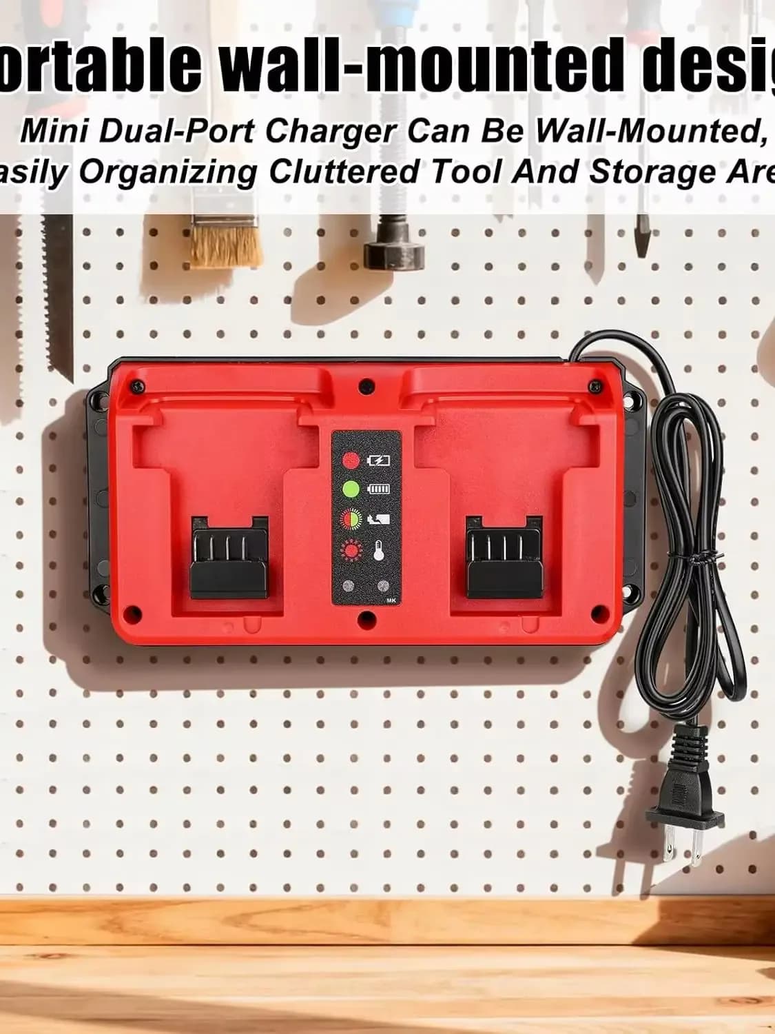 Pour Milwaukee M18 14.4-18V Chargeur intelligent double — photo 5