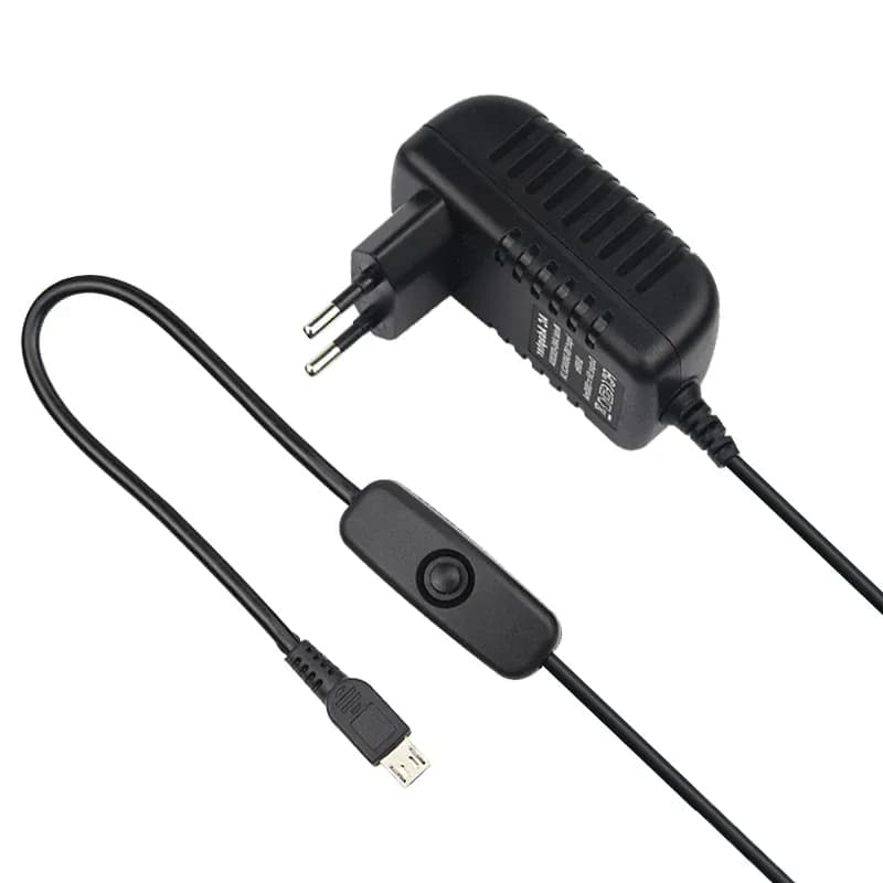 5V 3A Raspberry Pi 3 modèle B + alimentation Port Micro USB