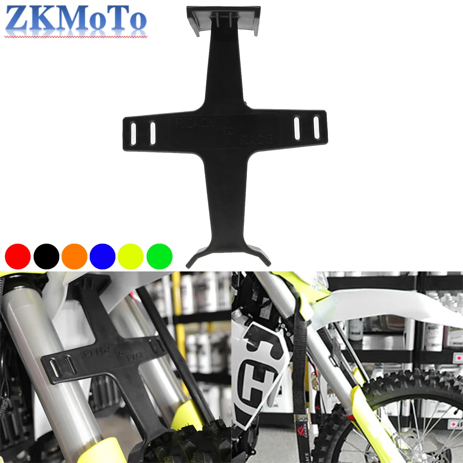 Cale de fourche en ABS pour le transport de moto cross