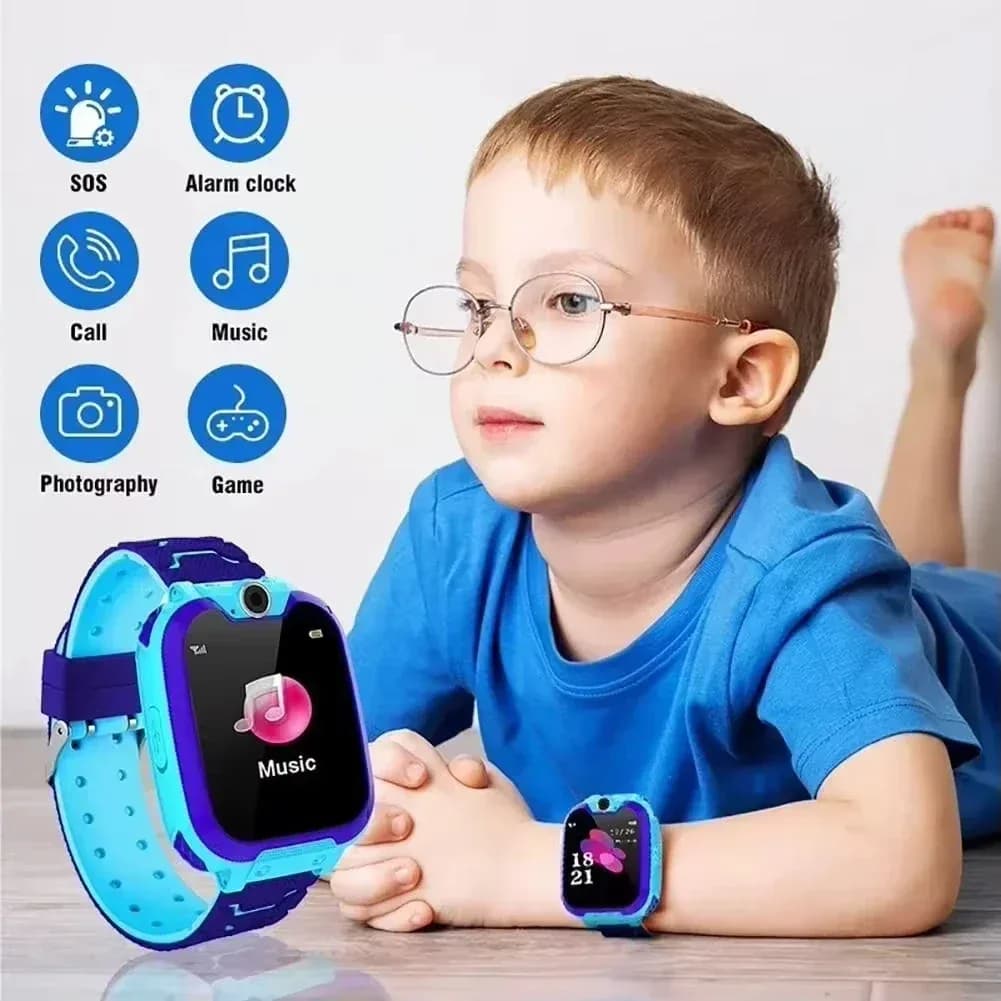 Montre connectée GPS 5G pour enfants Lenovo 2026, appel SOS — photo 2