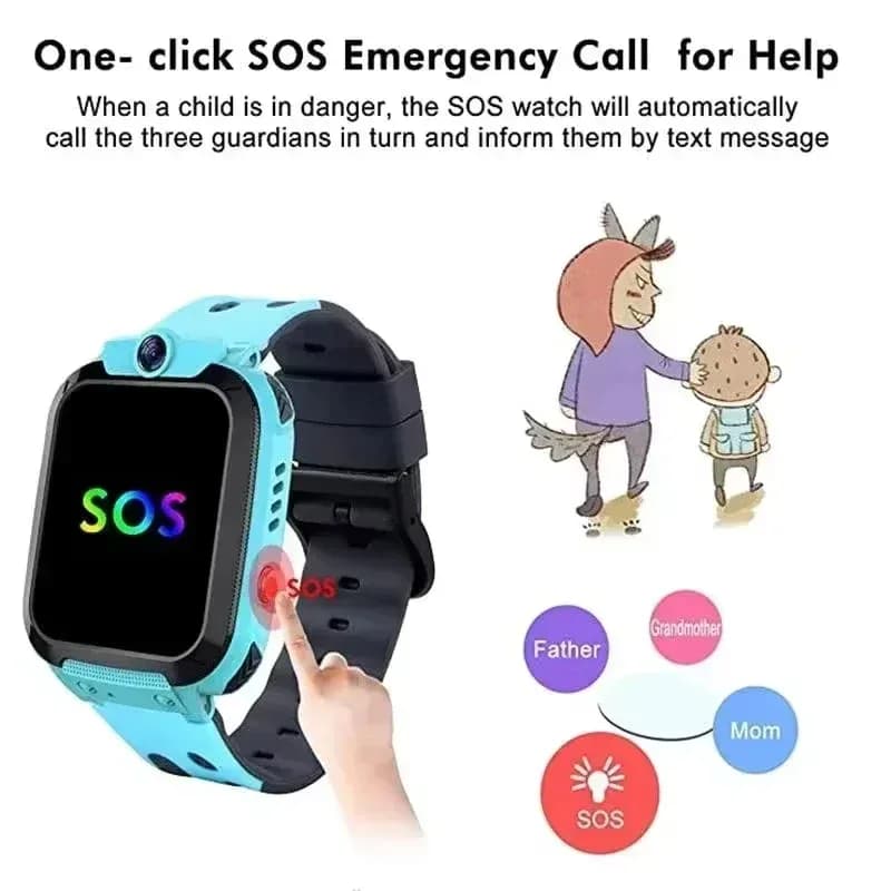 Montre connectée GPS 5G pour enfants Lenovo 2026, appel SOS — photo 5