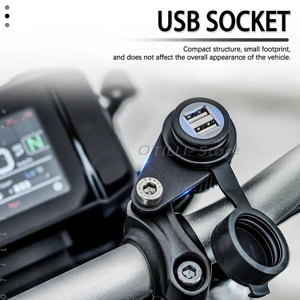 Adaptateur de prise de chargeur double USB, accessoires — photo 3