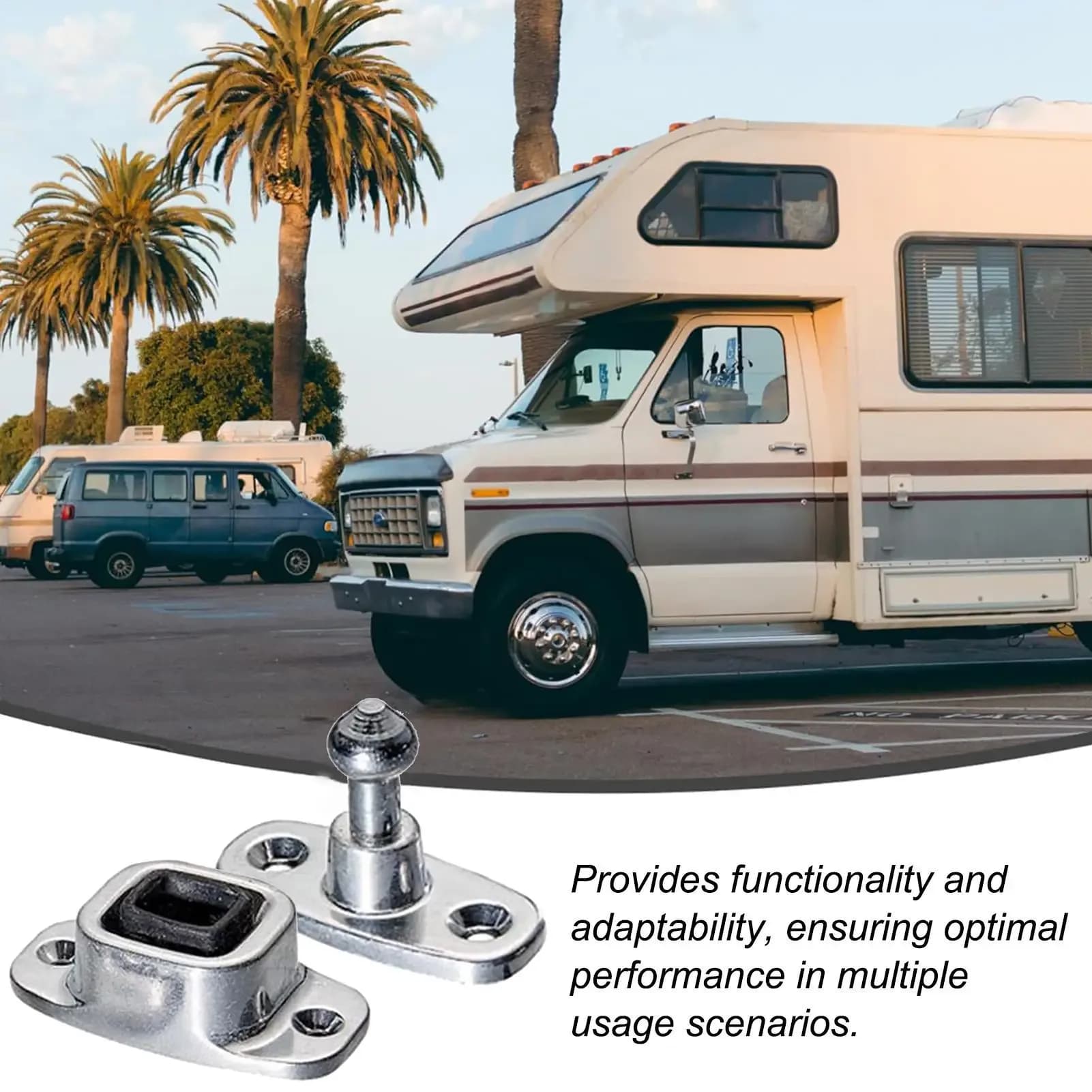 Support de porte pour camping-car, loquet de porte de — photo 3