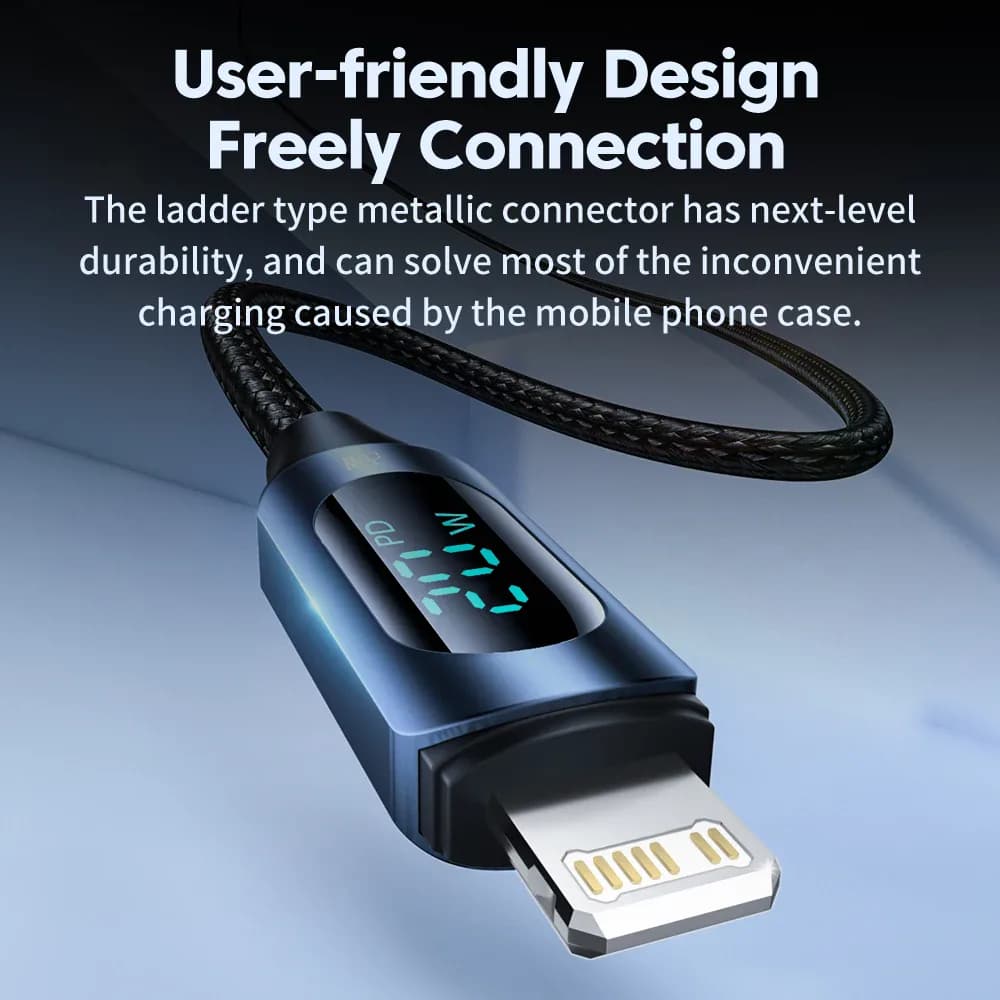 Toocki USB C câble d'éclairage pour iPhone 14 13 12 Pro Max