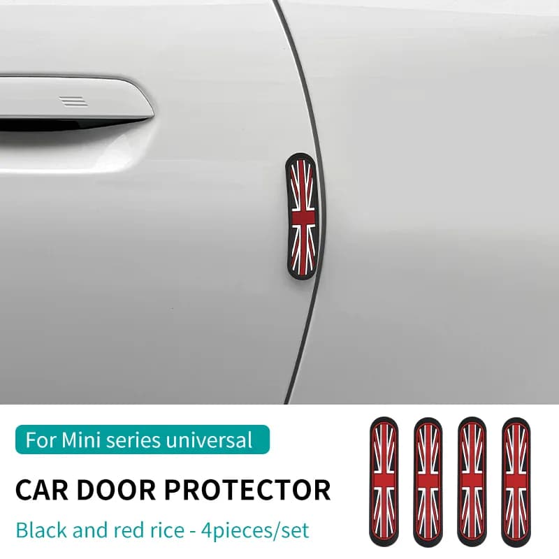 Bande Anti-collision pour porte de voiture, pour Mini — Noir and rouge rice
