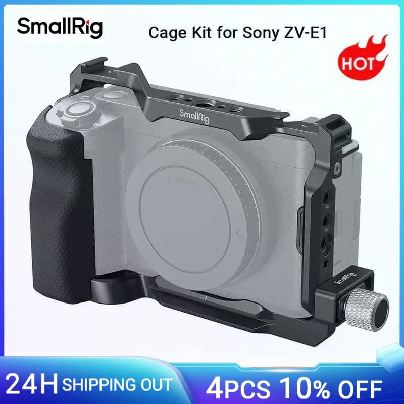 Cage SmallRig pour Sony ZV-E1 avec poignée silicone