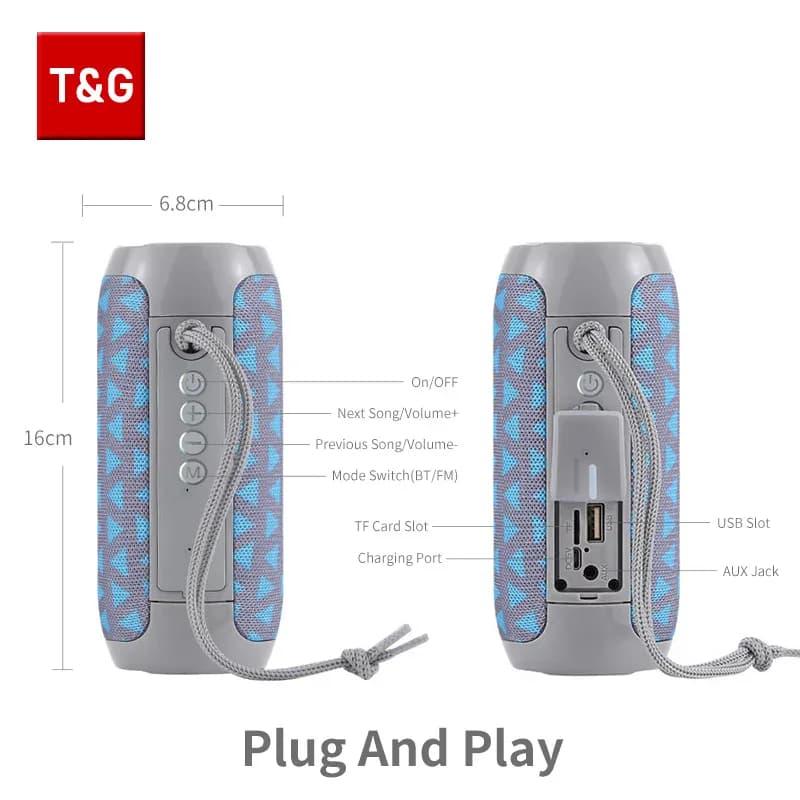 TG117 haut-parleurs Bluetooth boîte de son sans fil
