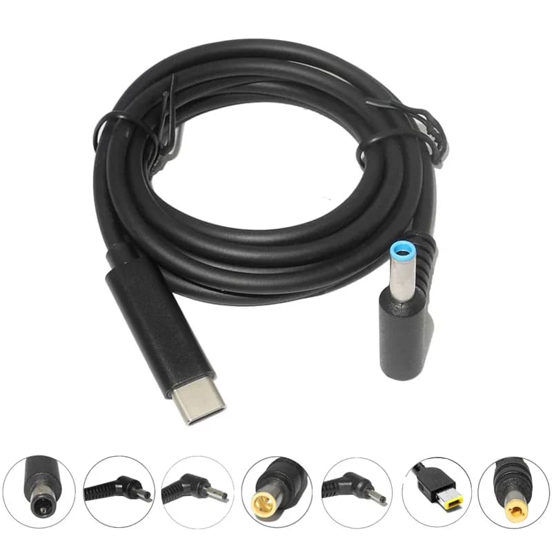 Câble de chargement USB C PD, cordon de Type C vers DC