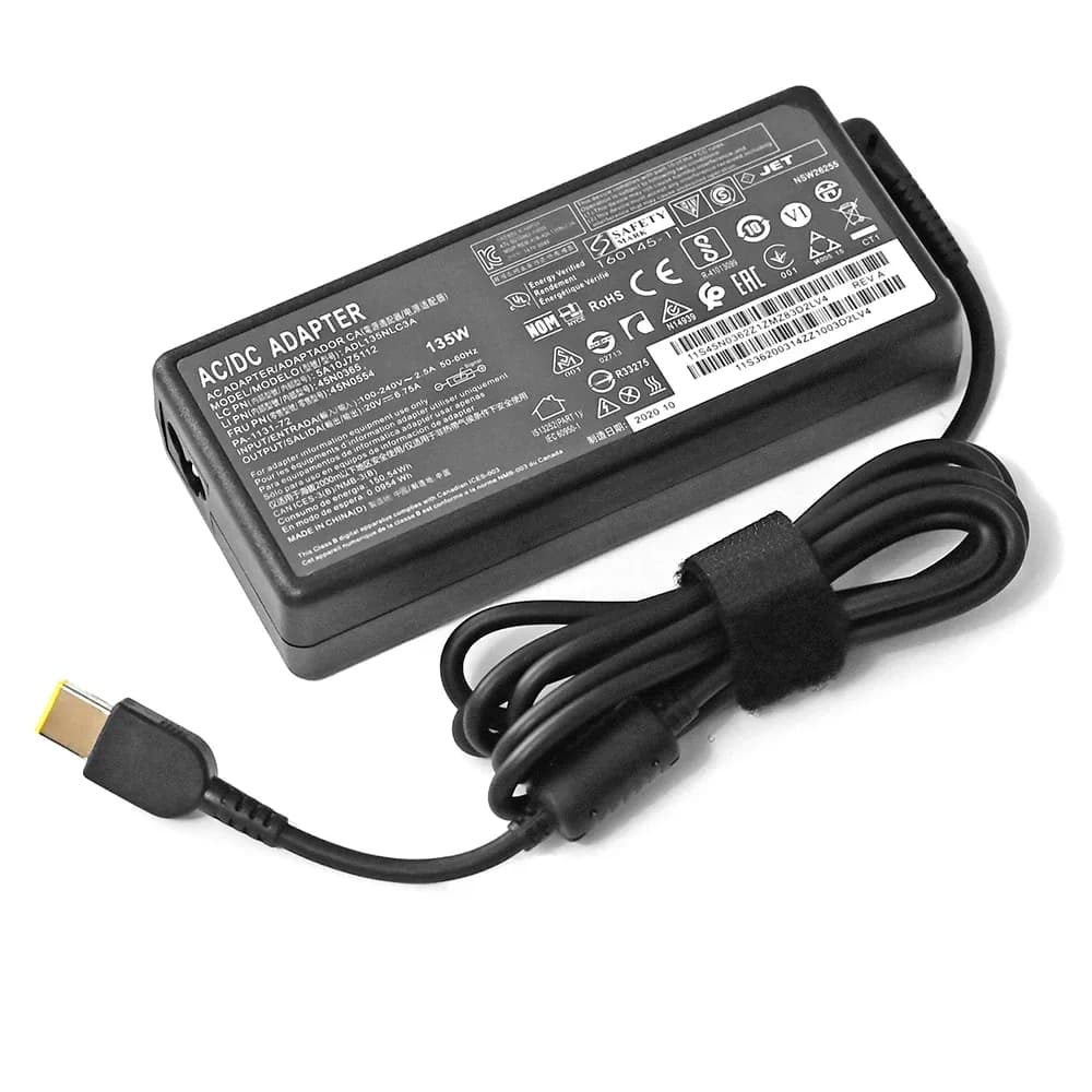 Adaptateur pour ordinateur portable 135W 20V 6.75A USB-A