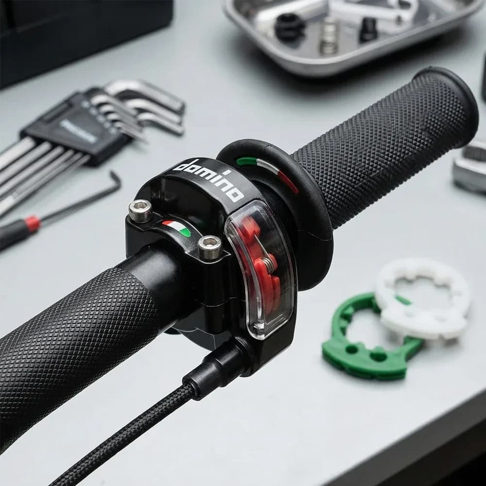 Poignées de guidon universelles moto 22 mm