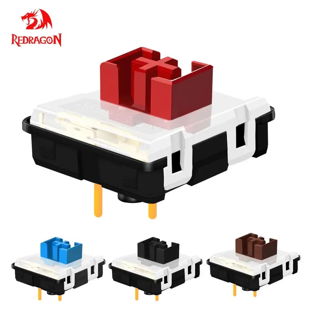 Switches mécaniques bas profil REDRAGON 5.5 mm hot-swap
